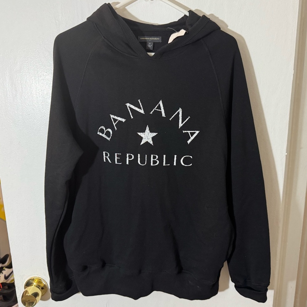 Men’s Banana Republic Black Hoodie Sweater
